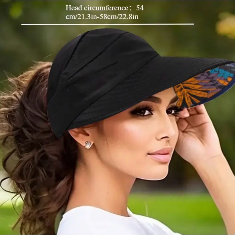 NWT Summer Sun Protection Hat. - Picture 4 of 4